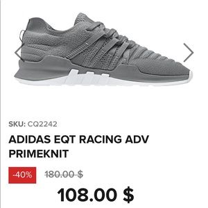 Adidas EQT adv racing tennis shoes